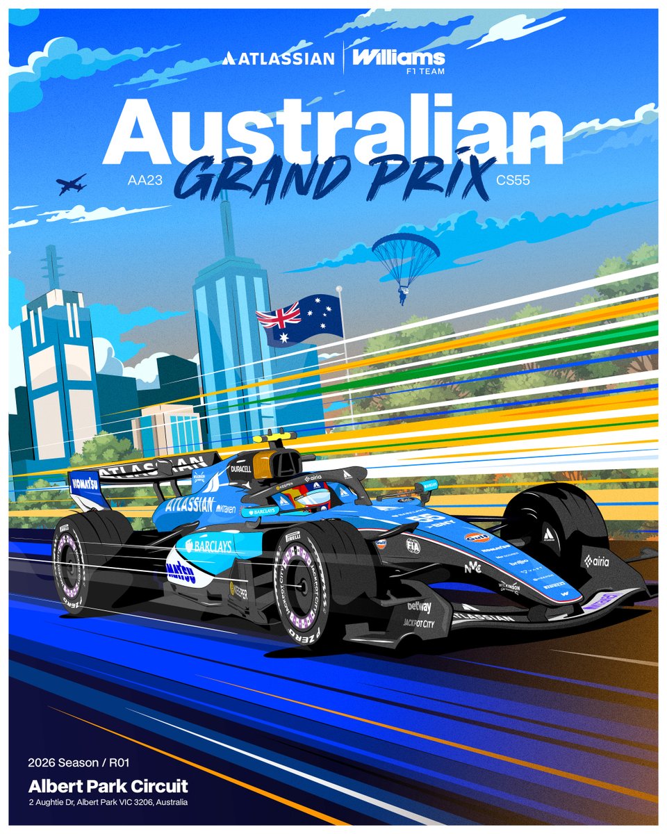 Atlassian Williams F1 Team tweet media