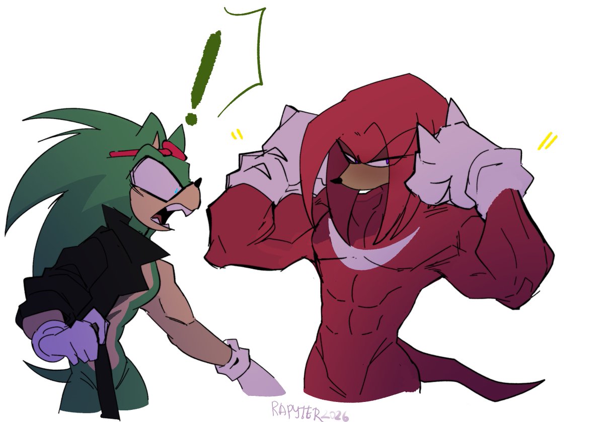 RAPYIER1's tweet photo. Tysm fo request!!! It was enjoying drawing this <3

#ScourgetheHedgehog #knucklestheechidna https://t.co/400ufDGVYz