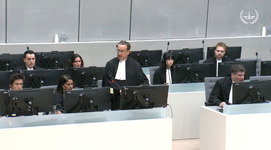 IntlCrimCourt's tweet photo. Defence at confirmation of charges hearing in the #Duterte case: “There is no smoking gun in this case. And that is not for want of a desperate attempt to find one on the part of the Prosecution.” – Lead Counsel Nicholas Kaufman https://t.co/hxRAZdywQu