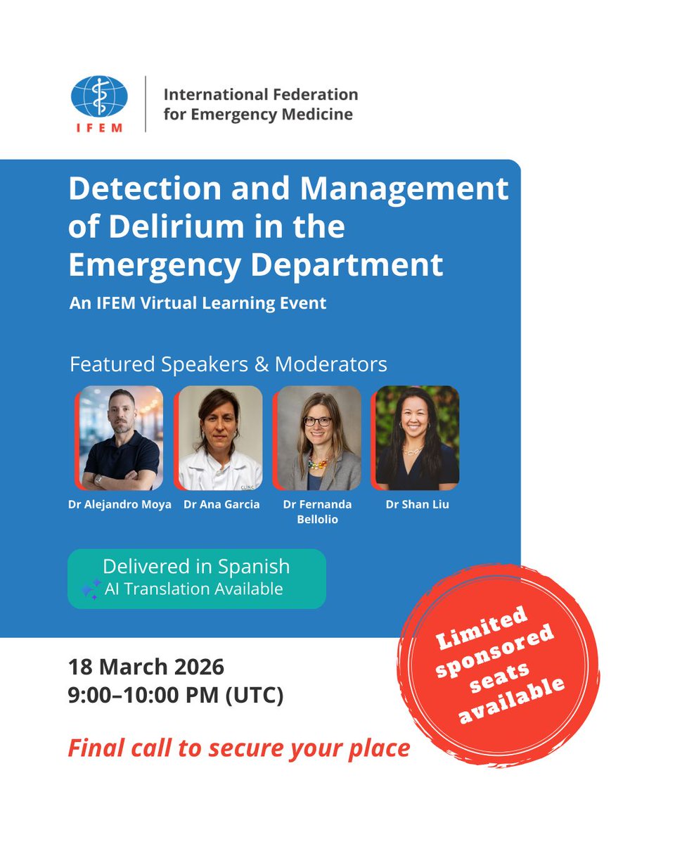 International Federation for Emergency Medicine tweet media