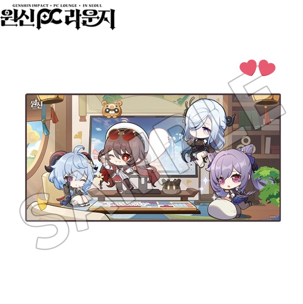 🌌✨️韓国 原神 公式✨🌌／／ 🖱️原神 韓国🇰🇷PCラウンジグッズ