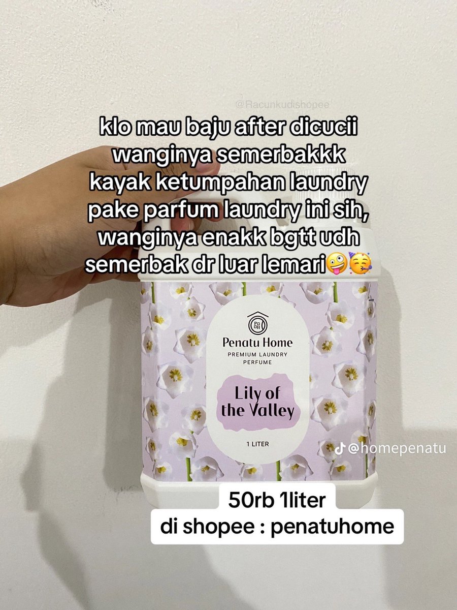 Dapet tips dari orang laundry biar wanginya ga ilang pas baju udah kering padahal nyucinya udah pake pewangi.

Ternyata selama ini salah pake detergen &amp; parfum🥺