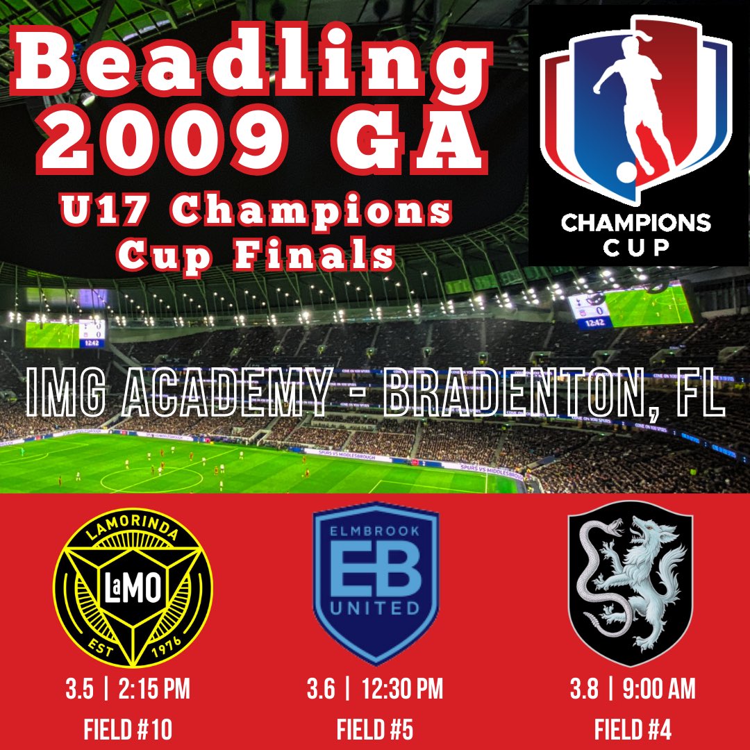 Beadling2009GA's tweet photo. It’s that time of year! 

🛞 🆙 to 🌞 Florida for the @GAcademyLeague Champions Cup!

@BeadlingSoccer https://t.co/wYdLmoE5lm