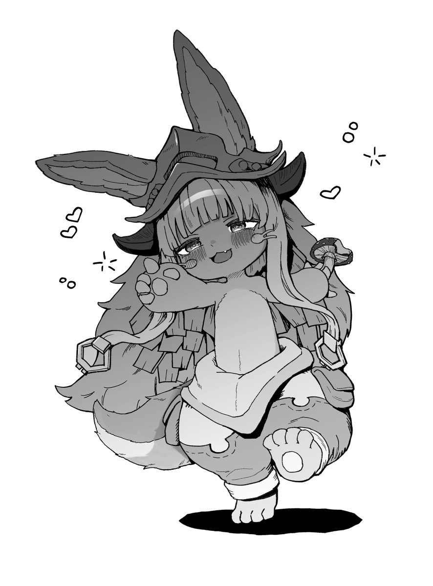oruka_oru's tweet photo. Nanachi found a mushroom!🍄
#メイドインアビス #miabyss https://t.co/1Wl8f1sIuF