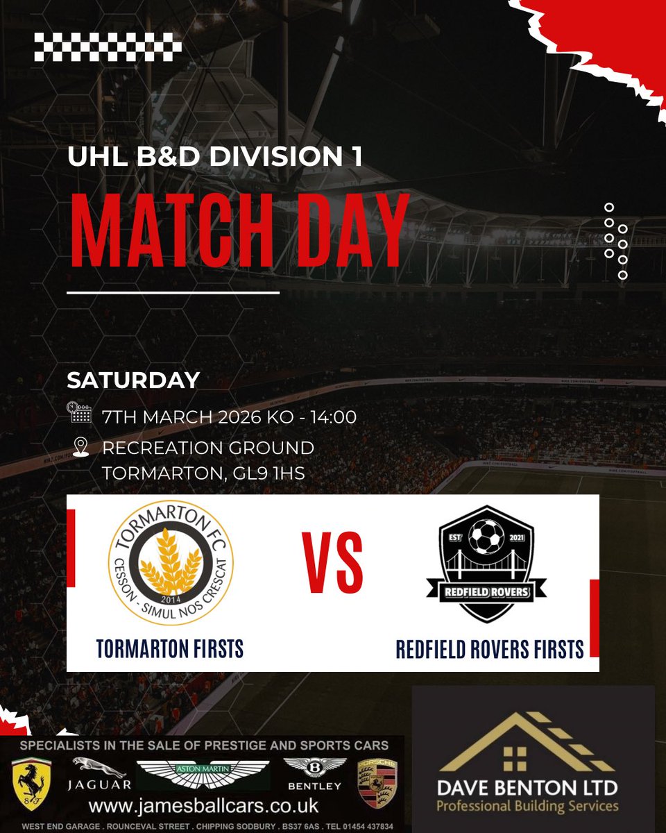 TormartonFC's tweet photo. The Firsts are at home this weekend as we host Redfield Rovers Firsts. Hoping to continue the Firsts unbeaten run at home in the league 🤞
Get yourself down and support the boys!
#UTTs
@_bdfl https://t.co/MtmcdnAAqg
