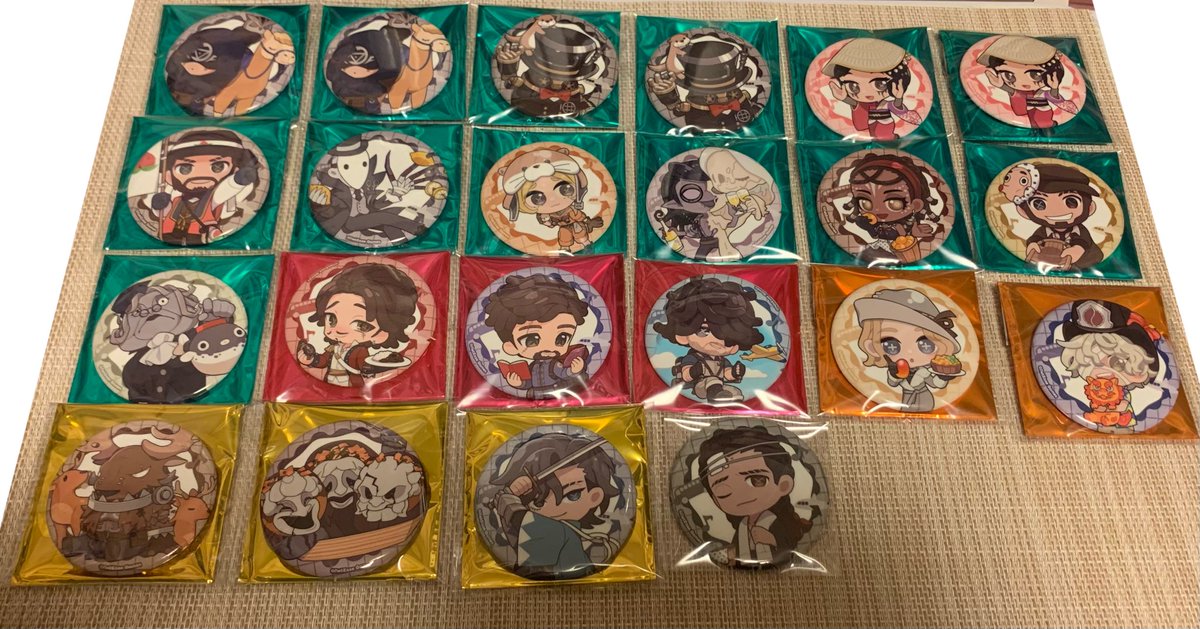 交換〗第五人格 IdentityV 真髄メモリアル Fan Trip 缶バッジ