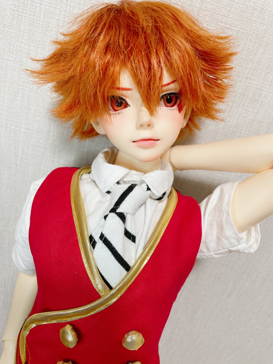 chirumarumaru's tweet photo. 最高にカッコイイ我が家のエース🥰

いまメイク直し中だから早く仕上げたい！
さらにカッコよくするからなーーー！！！

#ツイステドール部 
#twstドール部 https://t.co/UuXZubmL8Q