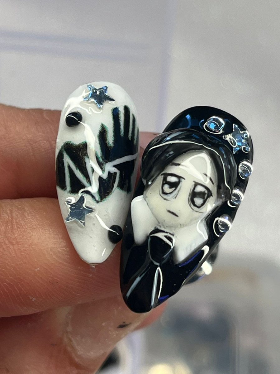 Still not over the nail the girl I ordered from made this shit is so ugly