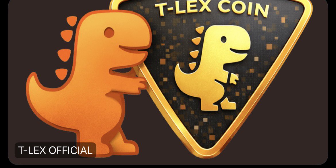 T LEX launching weekly 1/1 NFT drops (100 only)
Handcrafted. No duplicates.

Looks like they’re building a real ecosystem around it.
Definitely one to keep an eye on.

Join the TG I’ll be dropping more details there 
👇
t.me/tlexclub