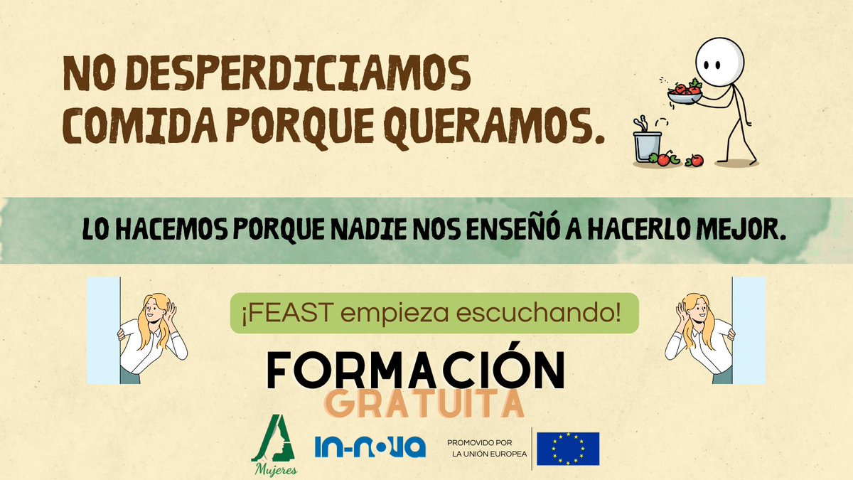 Asaja_Mujeres's tweet photo. Ahorrar comida ahorra energía y recursos 🌍
No es desinterés, es falta de aprendizaje.
FEAST ofrece formación gratuita.
Participa en la encuesta 👉 https://t.co/EnfRs3Sk2n
#ConsumoResponsable #EducacionAmbiental #MenosDesperdicio #FEASTProject https://t.co/cbN0mJhltz