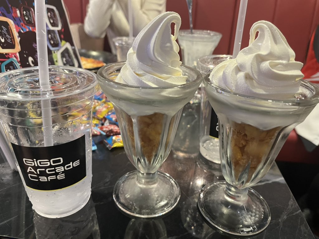 本日2個のソフトクリーム🍦(*´ `*)/