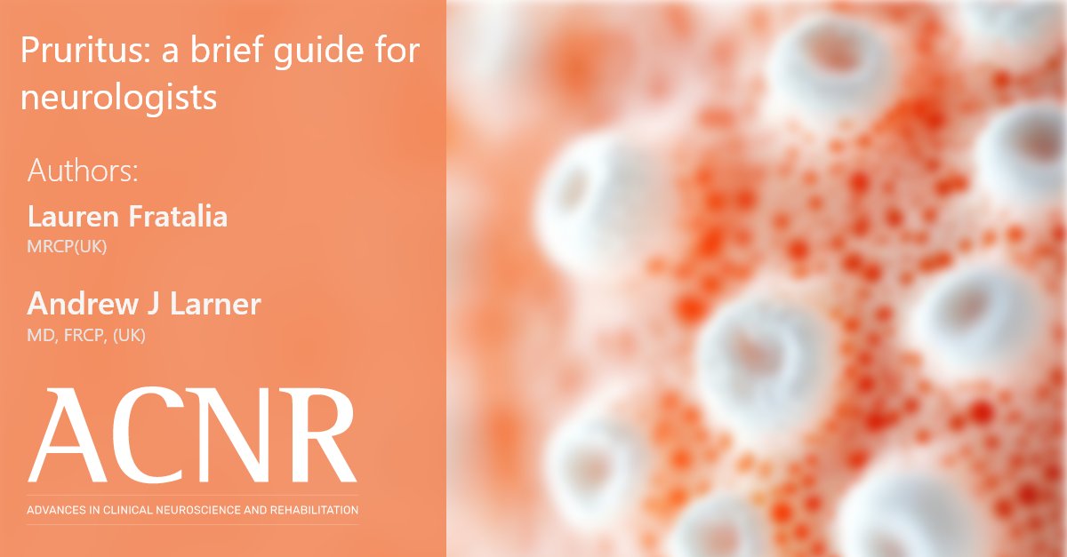 ACNR - A journal of neurology & rehabilitation tweet media