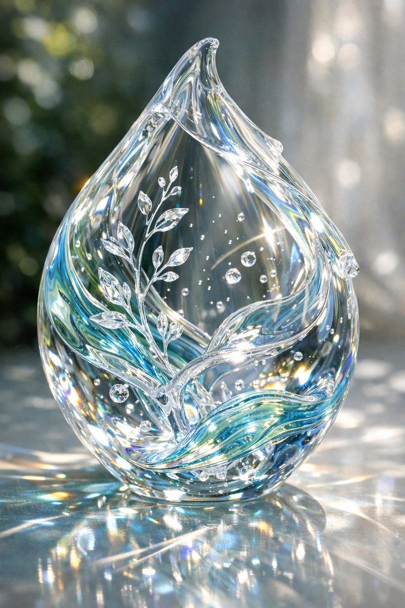 masamune_sakaki 陽光に透かすと、まるで水滴が空中に凍り付いたかの