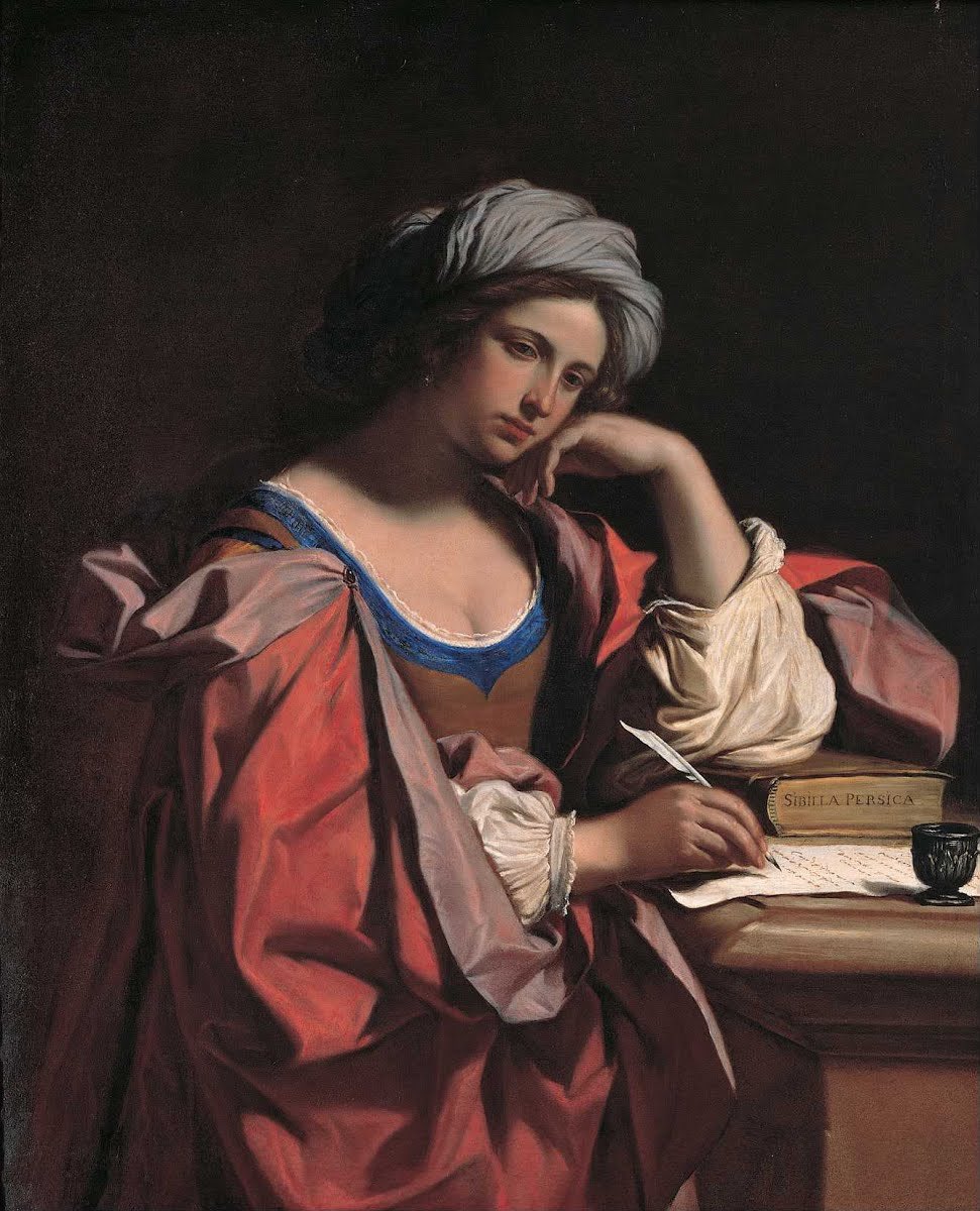amparosolerd's tweet photo. ✨✨Bella la #SibillaPersica de #Guercino, más joven que la precedente de #MiguelAngel (1508-1512) que revela #teología cristiana y la #complejidad #psicológica humana además de ofrecer una de las presencias más #introspectivas y #filosóficamente #resonantes @grok https://t.co/gzuDprIZXS