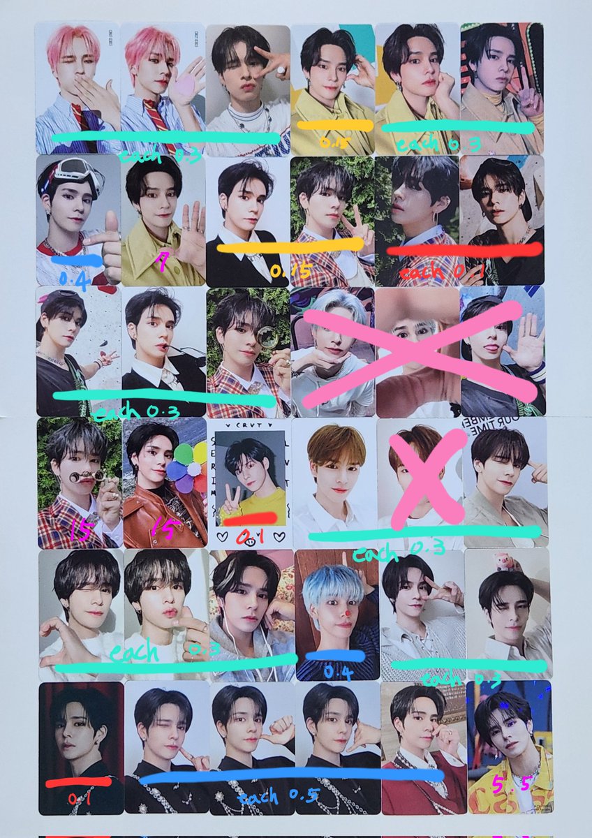 크래비티 세림 포카 양도

가격은 배미포로, 이미지에 적혀 있습니다.
일본 포카, 선씨커 seeker night 포카는 별도로 +0.3 추가하여 해당 DVD, 앨범 구매 가능합니다. 

#크래비티 #양도 #세림 #공방 #포카 #미공포 #앨포 #팝업