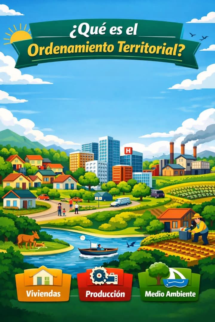 OTU Guantánamo 🇨🇺 

✅ El ordenamiento territorial es la planificación que organiza el uso del espacio, orientando dónde se ubican viviendas, servicios y actividades productivas, para lograr un desarrollo equilibrado y sostenible.

#OrdenamientoTerritorial
#INOTU