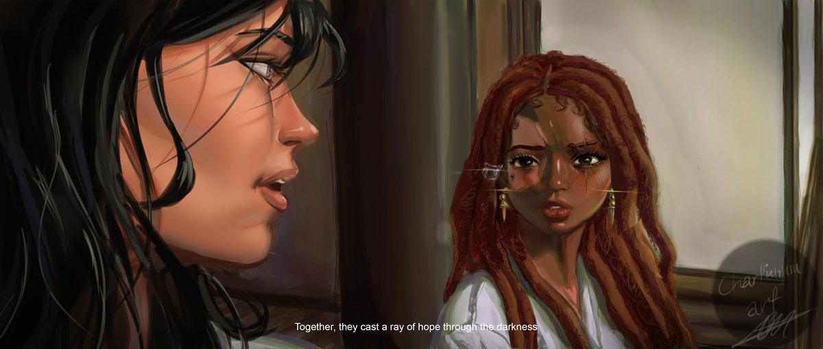 charliumm's tweet photo. So I decided to give my OC's a cinematic feel. The art's dialogue shows a deep conversation between Altruah's mentor and her

For now I've decided on the name "Valtruent: Dark Light" for the story they're based in https://t.co/qm3wAgfqgS