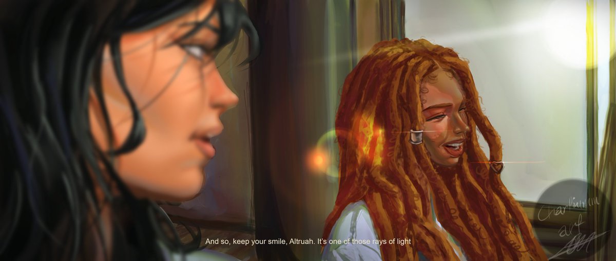 charliumm's tweet photo. So I decided to give my OC's a cinematic feel. The art's dialogue shows a deep conversation between Altruah's mentor and her

For now I've decided on the name "Valtruent: Dark Light" for the story they're based in https://t.co/qm3wAgfqgS