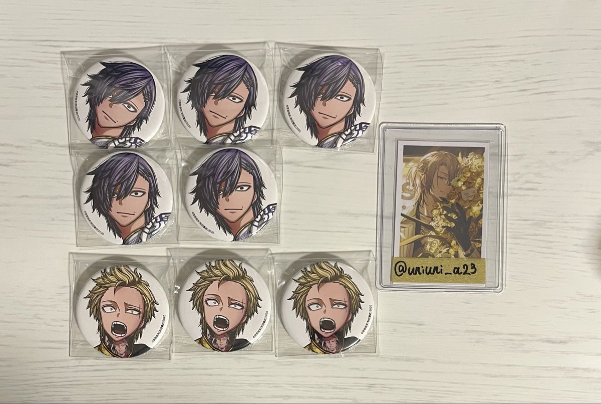 交換】桃源暗鬼 コミケ C107 缶バッジ 譲:画像のもの 求:同異種印南