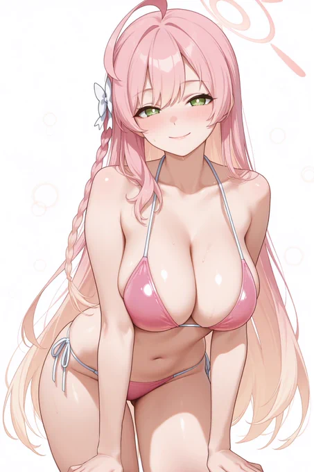 SFW anime-style illustration No nudity, no suggestive intent. Hanako idol gravure like picture. Healthy and artistic artwork. ' 本当はすごく頭がいいのに出来ない子を装うハナコ、かわいいなって思いました