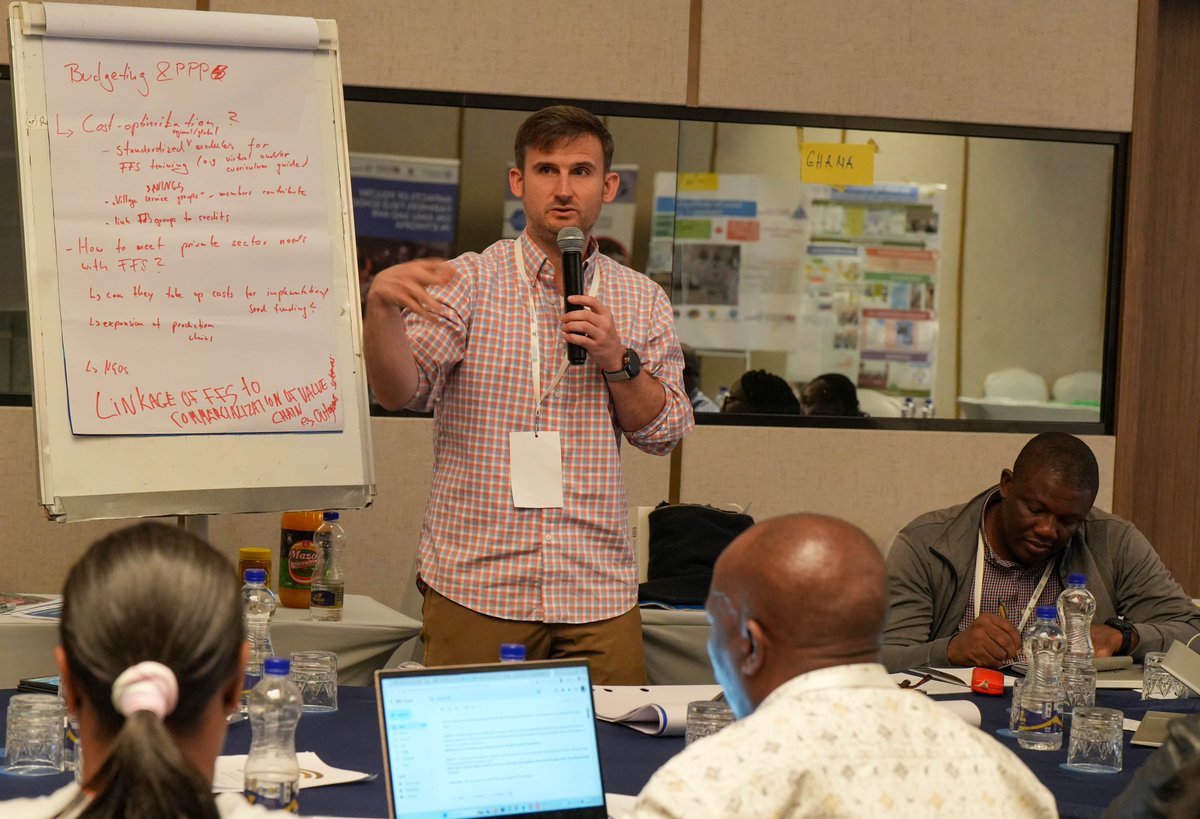 FAOEthiopia's tweet photo. Day 2 of the @FAO–@FlemingFund workshop spotlights sustainability beyond project closure. Countries are strengthening sustainability &amp; exit plans &amp; #RENOFARM roadmaps to embed #AMR actions into national systems &amp; budgets - reducing donor reliance, sustaining impact. 
@FCDOGovUK https://t.co/MWPueFe4tH