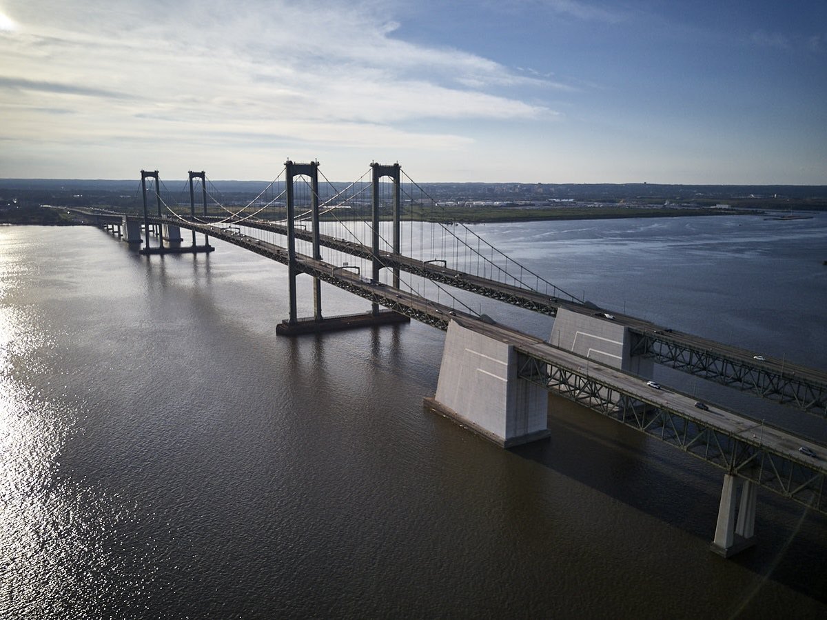 Delaware Memorial Bridge tweet media