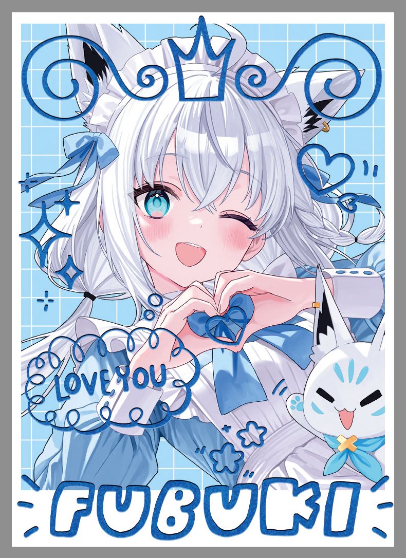 サンクリ/SC2026Spring/Web頒布 新作情報
「フブキ」のスリーブとプレイマットになります。イラストは楪様(@nx_e78)になります! 