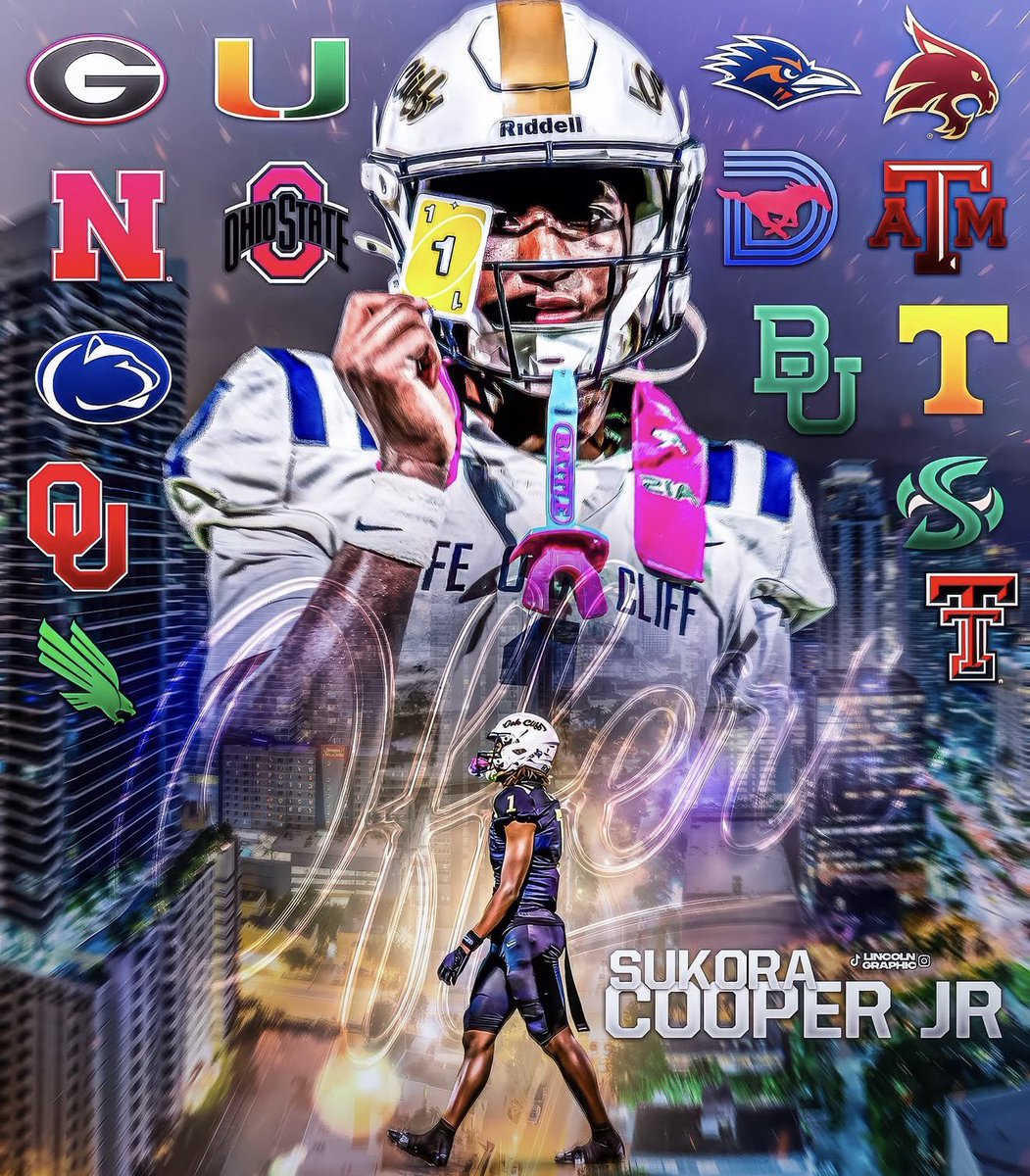 NextupDfw's tweet photo. Our Top 2029 Wideout Prospects in the DFW🧤 let us know if we got it right!📈
1. Sukora Cooper jr.
2. Zach Williams
3. Gederious Epps 
4. Gray Cambron
5. Isaiah White (ATH)
6. Antonio Cobb 
7. Darian Montgomery 
8. Bobby Wilson III
9. Montrell haggerty 
10. Joshua Akuanyionwu https://t.co/4QRtyryg5c