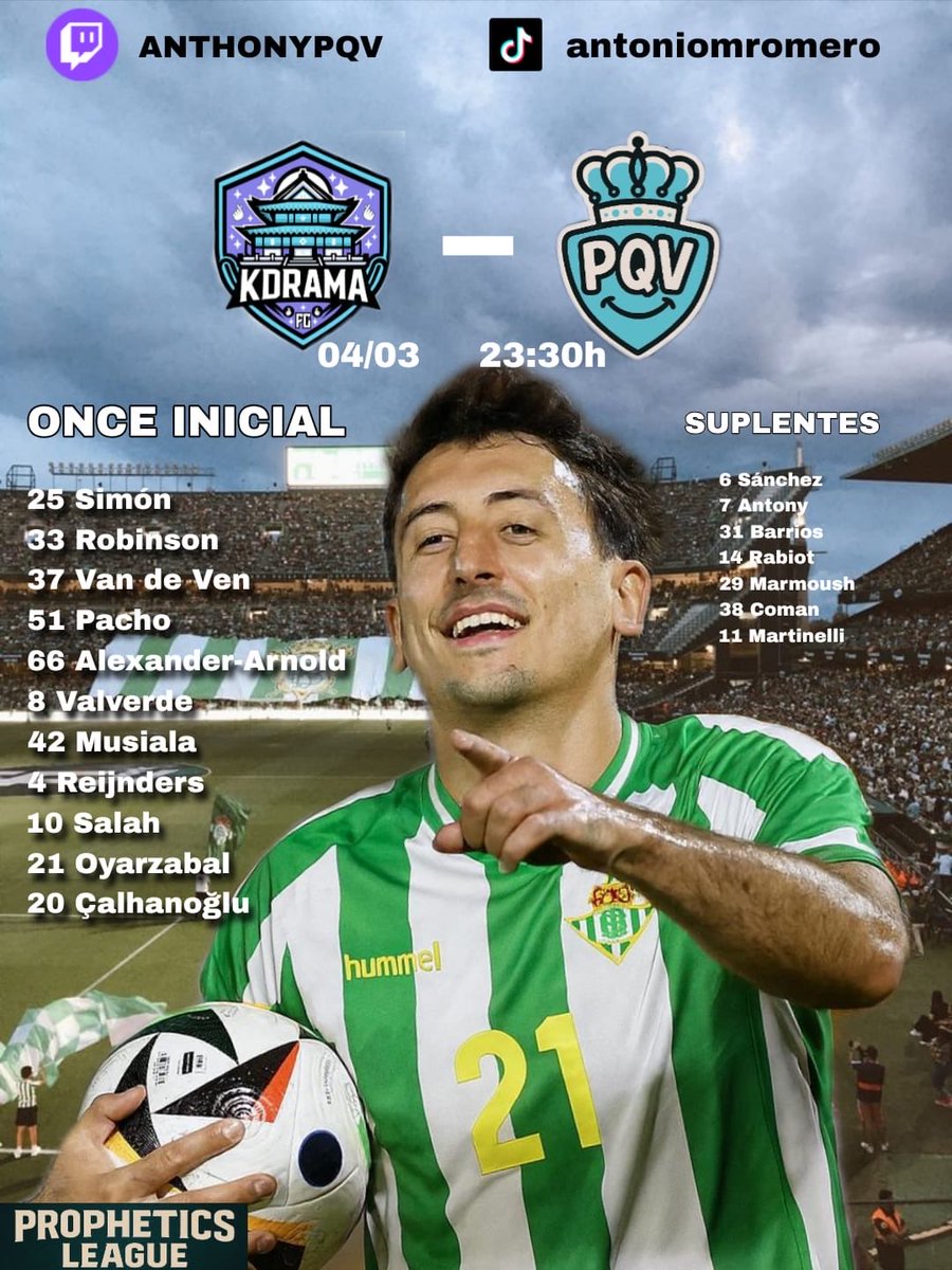 Ojito que estamos ante el primer partido fuera de casa, pero seguro de que los nuestros están apoyando hasta el final. Son más que 3 puntos así que iremos a por todas!! <a href="/PropheticsLigue/">Prophetics Ligue</a>