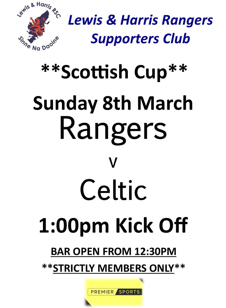 Lewis & Harris RSC tweet media