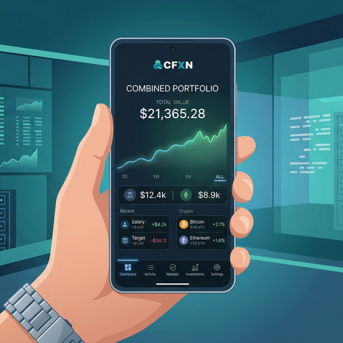 CFXN Token tweet media