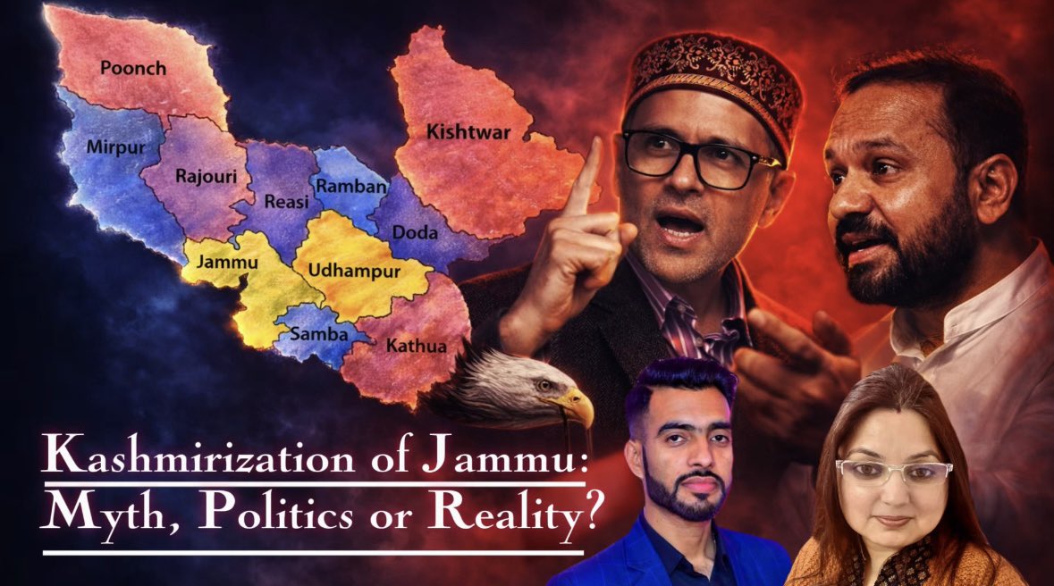 With Ajay Singh Saini — breaking down the “#Kashmirization of Jammu” debate: is it a real demographic or political shift, or mainly a narrative? We look at delimitation, representation concerns, historical &amp; governance context (post-2019 changes), demographic perceptions vs.