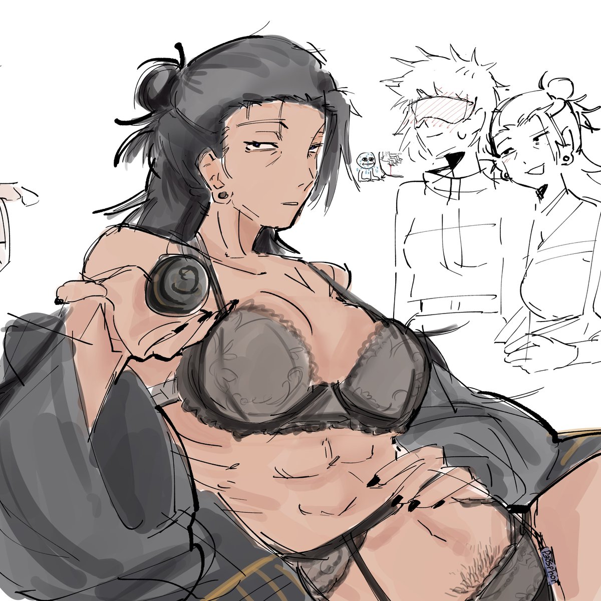 p30sphor's tweet photo. #sugurugeto #satosugu #夏五
♀️ femguru doodle https://t.co/Cbm4bCqs35