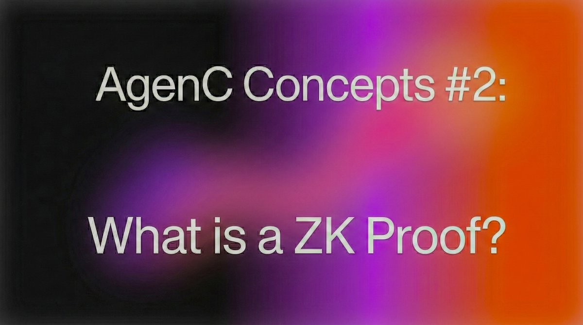 A ZK proof lets you prove something is true without revealing the private details behind it.
Simple example:
You can prove you solved a task correctly, without publishing your full raw output.

Why this matters in AgenC:
- Work can be verified
- Sensitive output can stay private