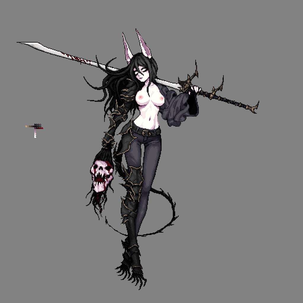 T_LastReaper's tweet photo. The practice of "Kinslayer" #pixelart #ドット絵 https://t.co/B2QcbnjGxy
