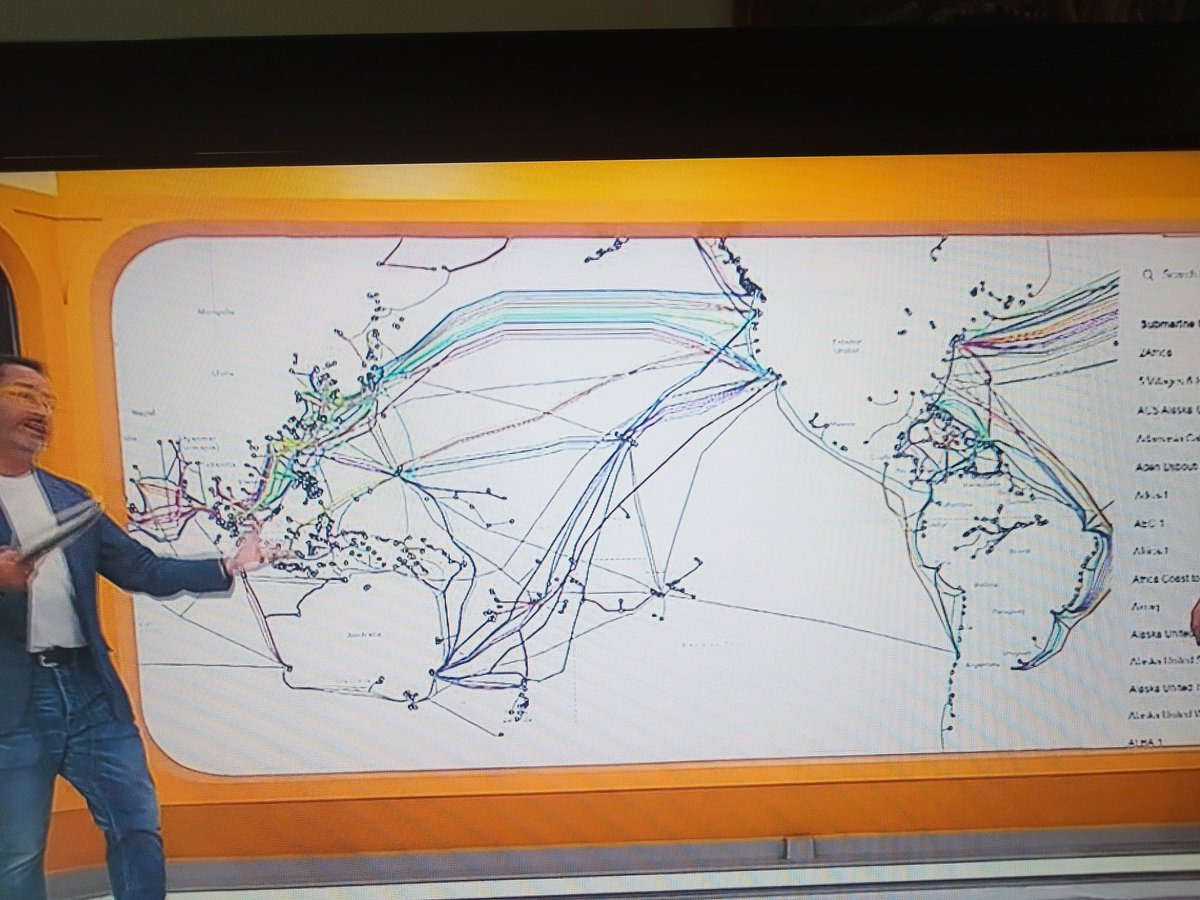 Estados Unidos tiene innumerables cables con China, pero la cosa es que 1 puto cable para Chile al país del Pedófilo le molesta. Le molesta que seamos los latinos que más hemos avanzado, pero nos quieren sometidos...y Kast en 4.