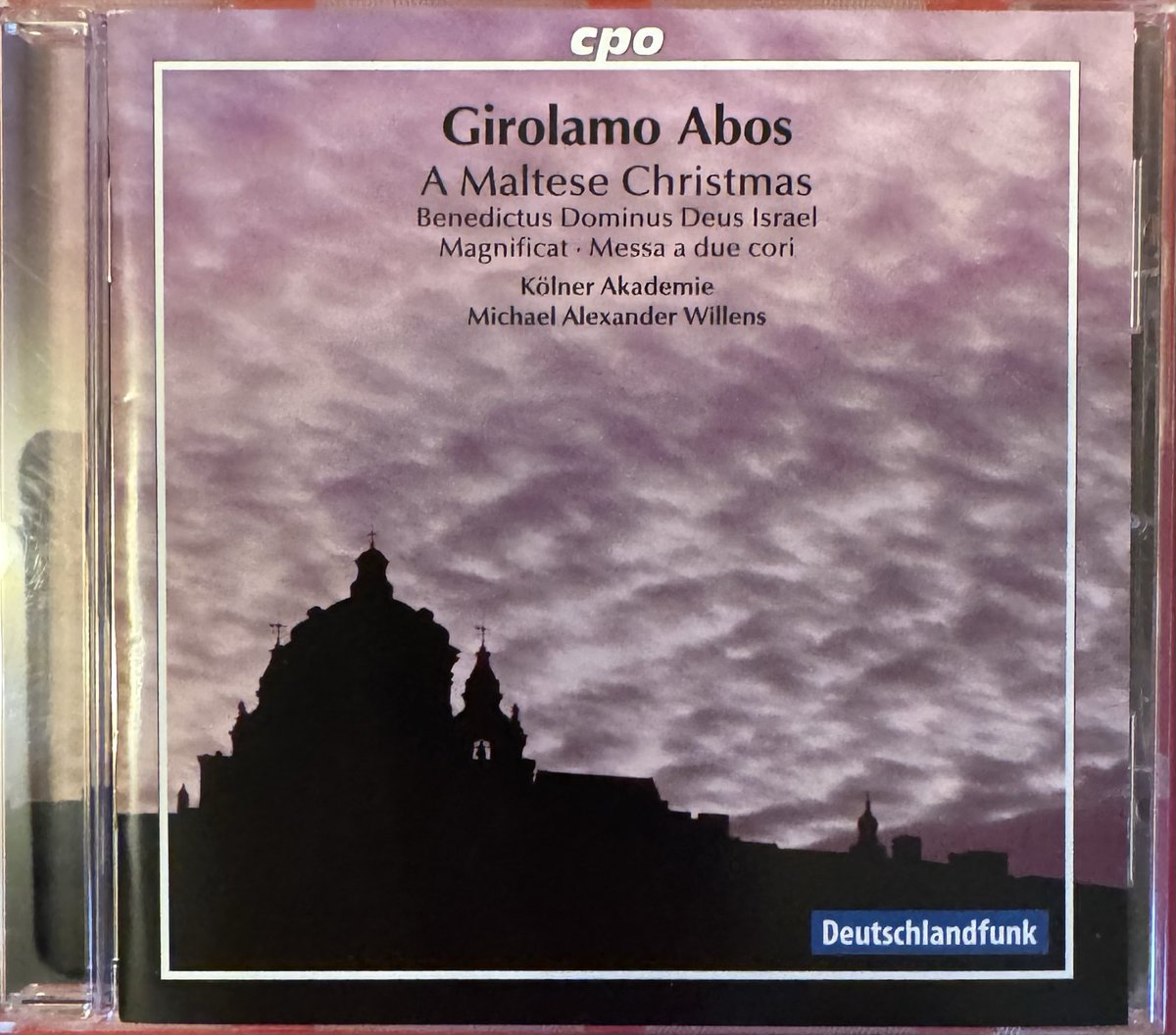 BramaAlessandro's tweet photo. A perfect contemporary of Gluck, the Maltese composer Girolamo #Abos is the star of this #CPO album, titled "A Maltese Christmas." Although Maltese, his music belongs to the Neapolitan school of the time: Abos lived most of his life in Naples and studied under Greco, (1/3) https://t.co/sNvtFBw9PE