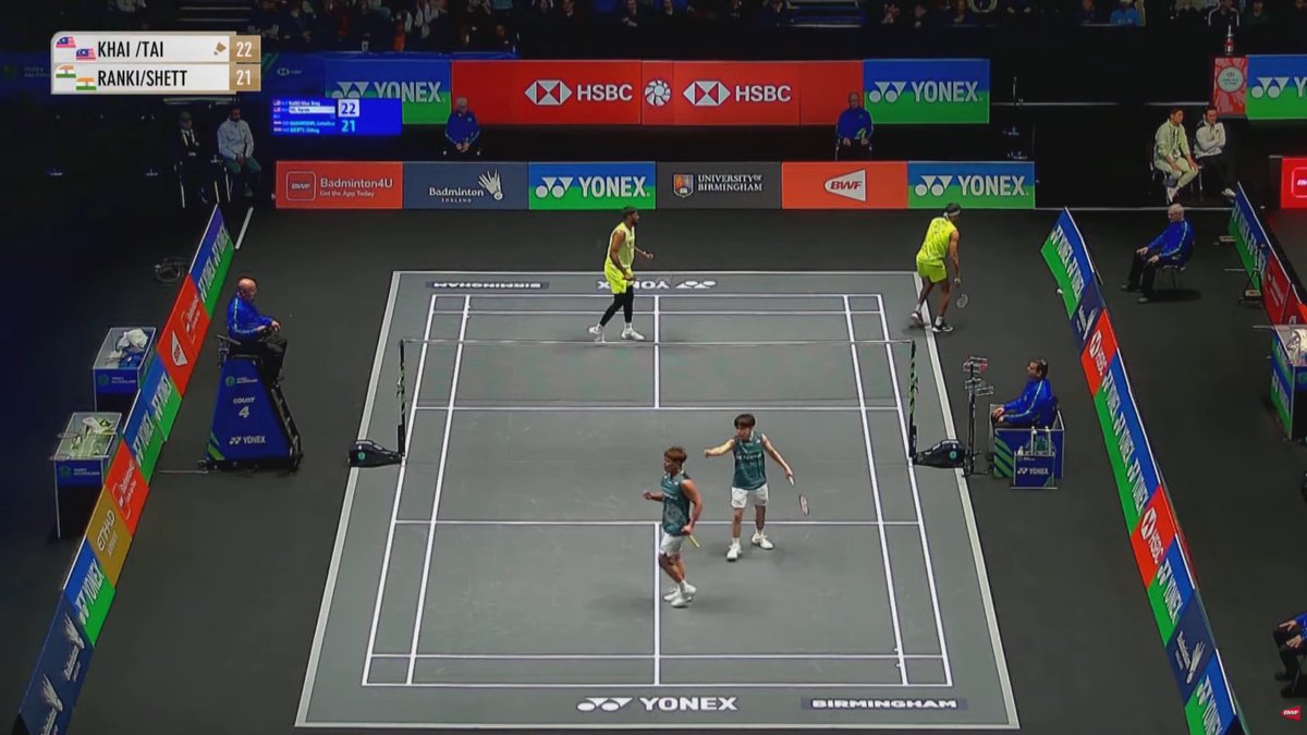 TaiXing menang first game 23-21!

#BadmintonMalaysia #AllEnglandSuper1000 #YAE26 #AllEngland2026