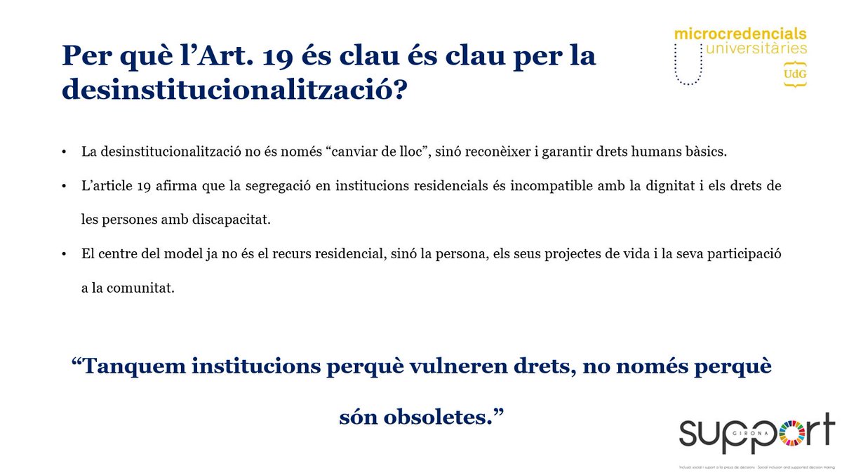 Support-Girona: Inclusió social /SDM tweet media