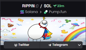 RetardedPippin's tweet photo. $rippin updated on dex https://t.co/sigu5TYpOf