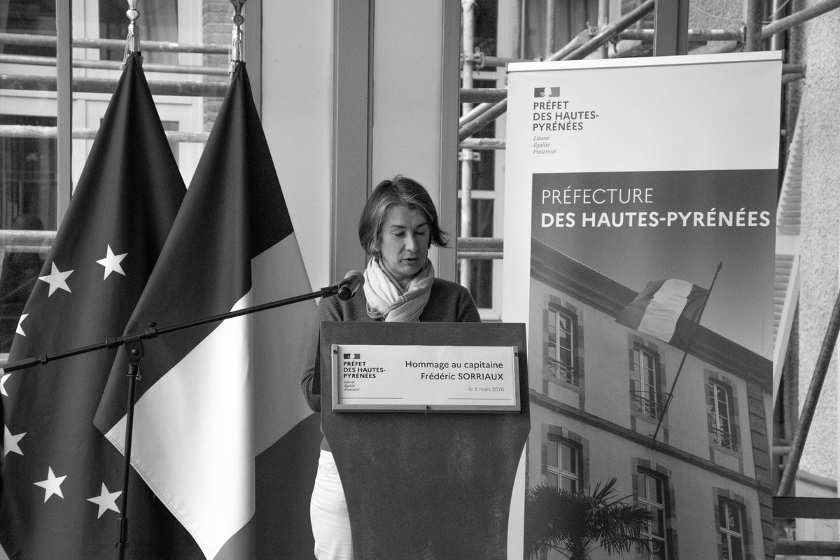 Image de Préfet des Hautes-Pyrénées - #Cérémonie 🇫🇷 | Hommage au capitaine Frédéric SORRIAUX, décédé le 23 février 2026 dans l'exercice