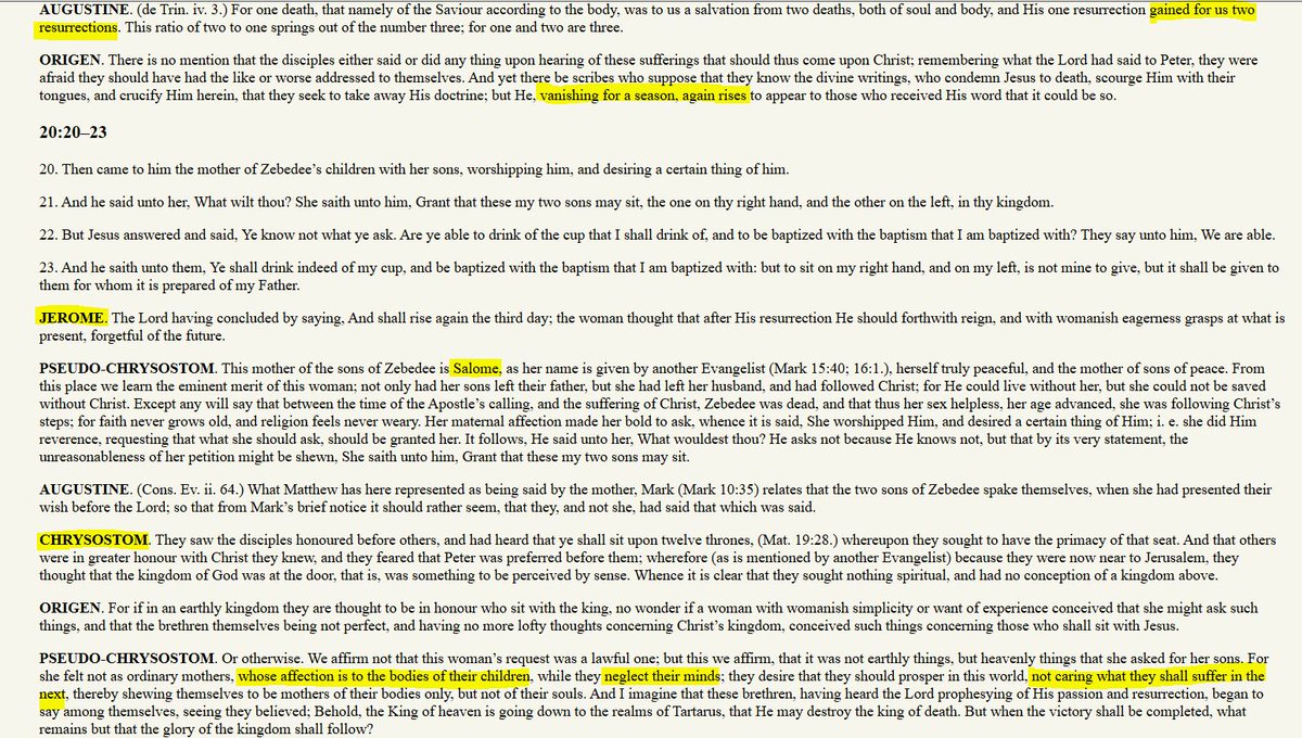 Michael65413248's tweet photo. #Matthew20:17-28
https://t.co/Rla2OzeGTB
Saints' Commentaries
https://t.co/SKb3SA7Y6c
🔽PARTIAL extracts ONLY
Ref:
Pride & Greed?
https://t.co/lbct5Dsnfu
Never imitate #JudusIscariot
https://t.co/gJnucRBsNp
https://t.co/WX8qqAzx0o
https://t.co/NMS5fCZR5k
https://t.co/Pz8lku5cJk https://t.co/MbS3pVmbXo