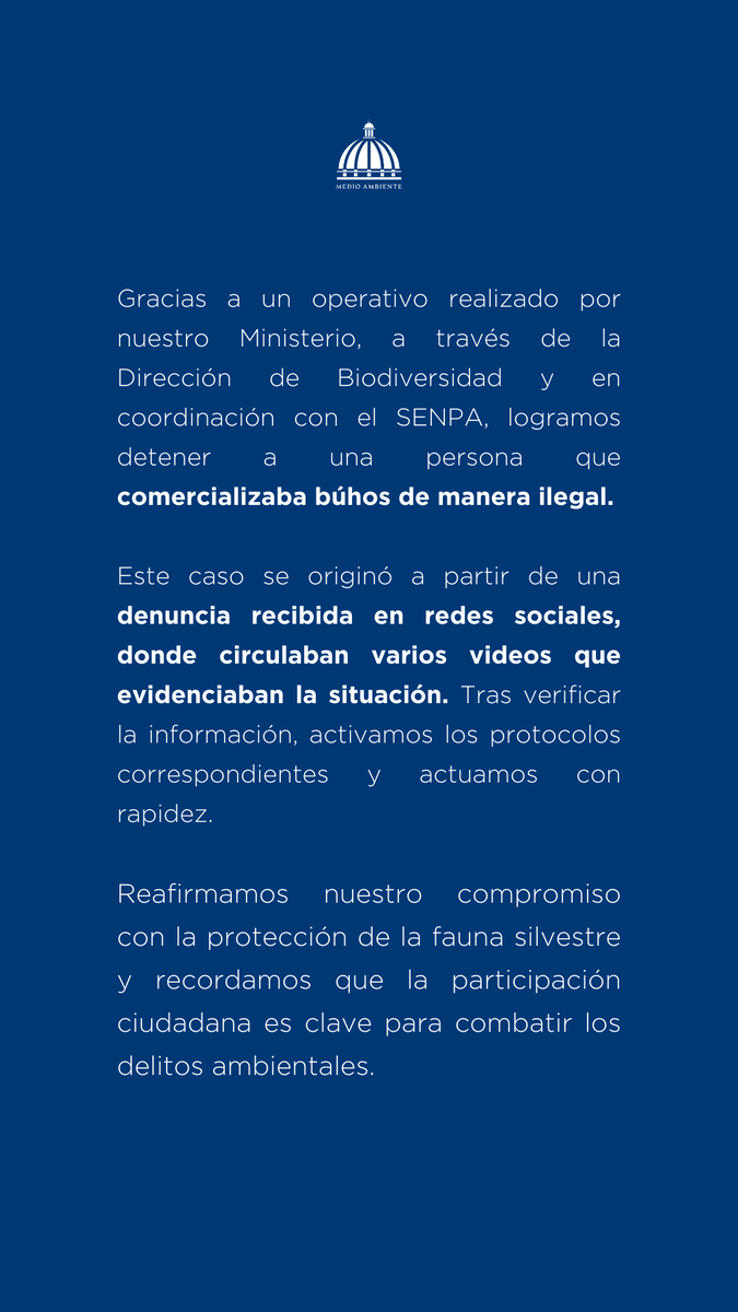 Ministerio de Medio Ambiente RD tweet media