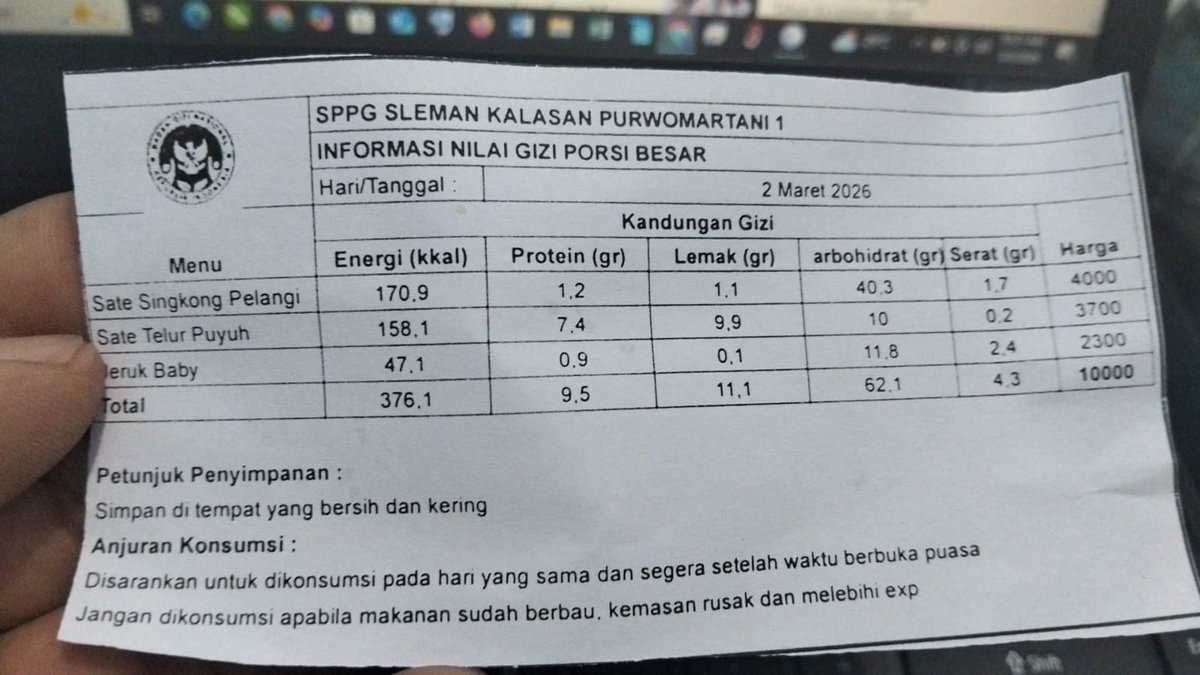 MBG Jelek tweet media