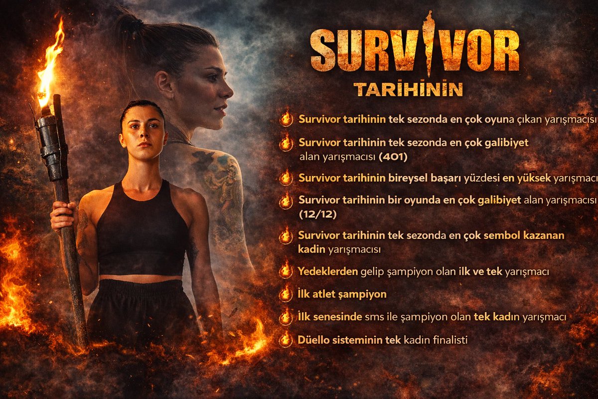 2023’teki başarısını geç 2024’te hepinizi üst üste koyup 24 yaşında ilk düello senesinde allstar finalisti olmasına bile dil uzatacak kadar zavallı bir hâle gelmişsiniz Nefise isterse tam şu an elensin yine de ONUN KIDEMİNDE DEĞİLSİNİZ,SİZİN KUPANIZ YOK😂ALLSTAR FİNALİNİZ DE YOK+