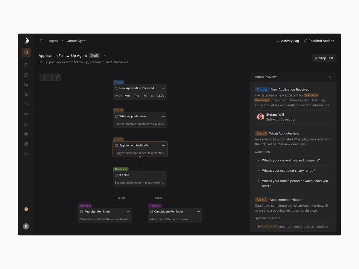 Jaicob — recruitment agent buildr