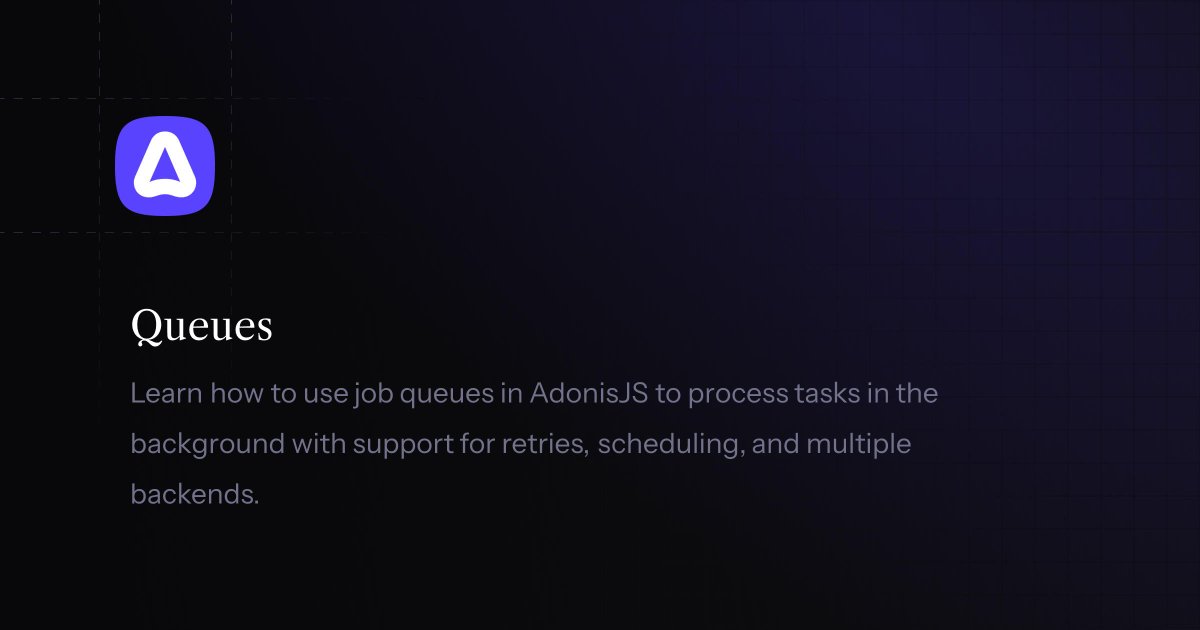 AdonisJS tweet media