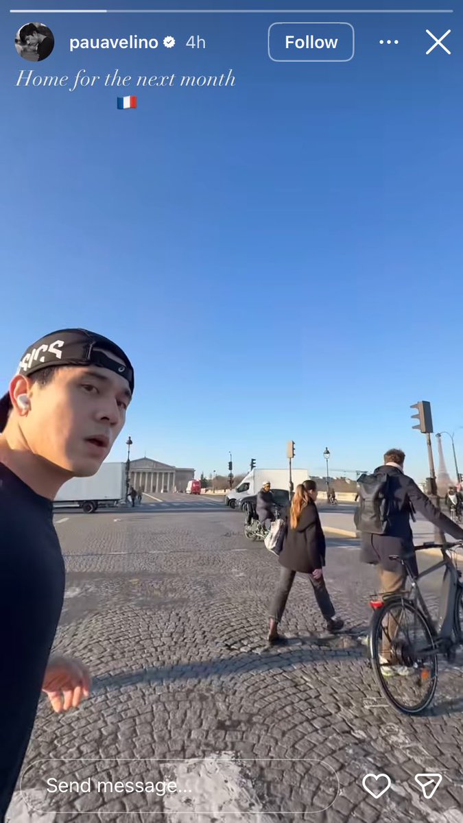 peanutbuttercup's tweet photo. Excited for the Nadine Lustre and Paulo Avelino movie shoot in Paris. 🥰 So one month sila dun? https://t.co/nzlEF4ID6Z