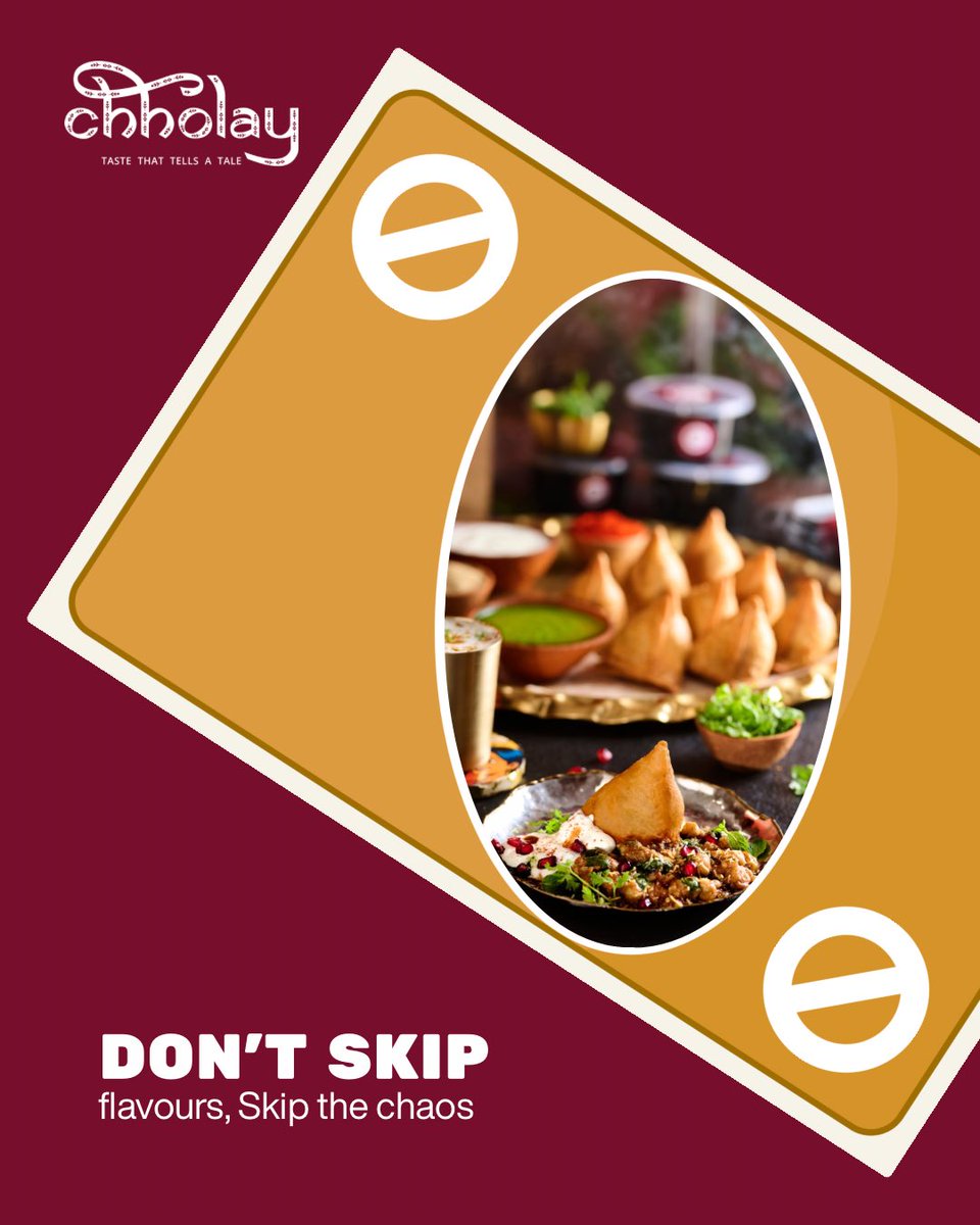 ChholayI's tweet photo. Skip the diet.
Skip the excuses.
Skip the “we’ll order salad.”

Tonight, we’re ordering chholay.

Because some cravings deserve to win. 🔥 

📍 Mumbai – Malad, Oshiwara, Andheri East (📞 77150 33300)
📍 Ahmedabad – Sindhu Bhavan Road (📞90332 31630)

L https://t.co/fFZkPw1nPI