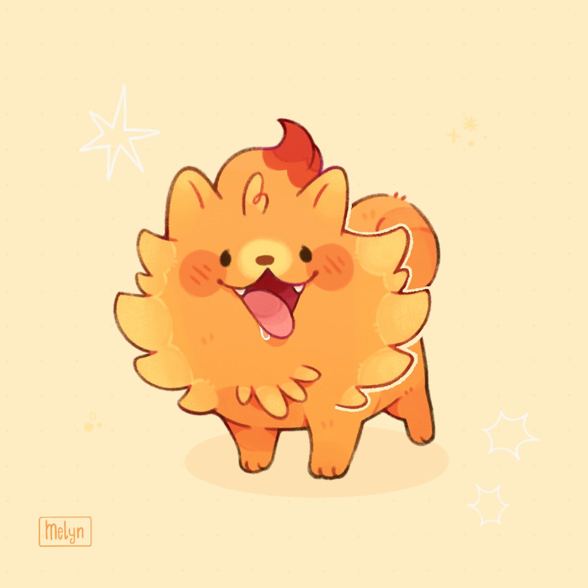 🔥; pombon, keep your paws down! ⊹ ˖ֹ